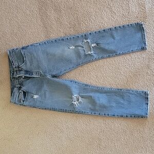 Levis 501 cropped jeans size 28W 26L